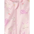 thumbnail image 3 of The Children's Place Baby & Toddler Girls Long Sleeve Easter Footed Onesie, Sizes NB-5T, 3 of 3