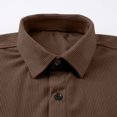 thumbnail image 6 of Jalioing Mens Corduroy Jacket Vintage Casual Long Sleeve Collared Button Down Jacket Business Fashion Solid Outerwear, 6 of 8