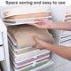 thumbnail image 4 of Organizador de ropa plegable Kearding 10 piezas Blanco, 4 of 6