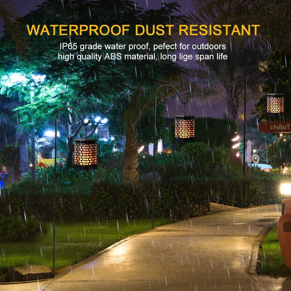 Solar Lantern Light - Solar Light Outdoor Hanging Lanterns Lights Powered Waterproof Umbrella Lanterns Path Lights for Garden Patio Yard - 2 Pack