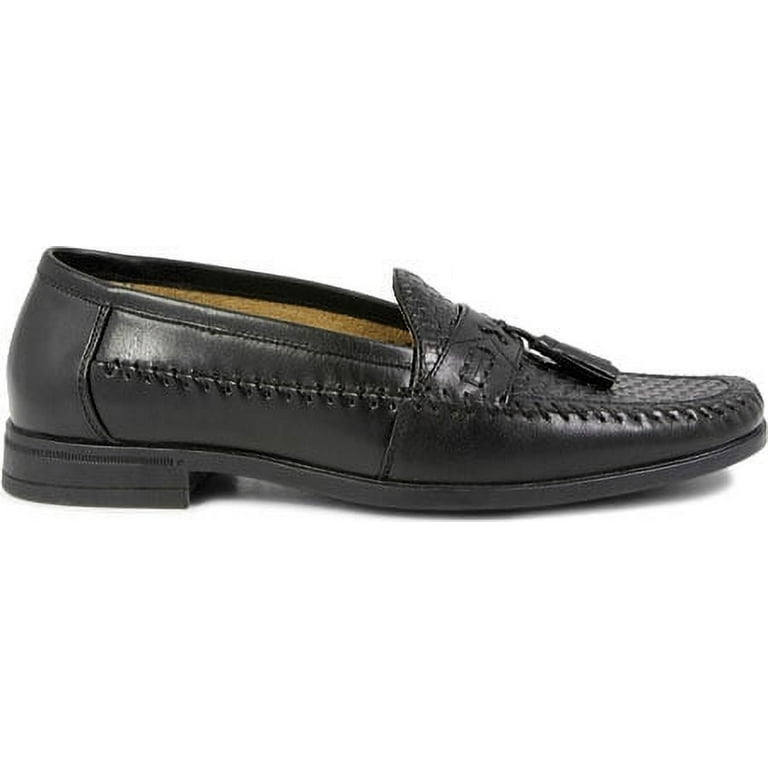 nunn bush タッセル付き黒レザー 本革 ローファー 29cm Men's Nunn Bush Strafford Woven Moc Tassel Loafer - Walmart.com