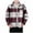 White2, variant on HAiming Plaid Shirt for Boys Button down Lapel Collar Long Sleeve Casual Loose Coats Tops with Pockets