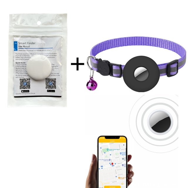New Pet GPS Tracker Smart Locator Dog Brand Pet Detection Wearable Tracker Bluetooth for Cat Dog Bird Anti-lost Tracker Collar qym unisex