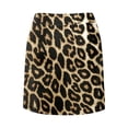 thumbnail image 4 of oqasdz Womens Leopard Prints Athletic Skirt with Built In Shorts for Running Tennis Workouts and Comfortable Soft Stretch Skirt, 4 of 5