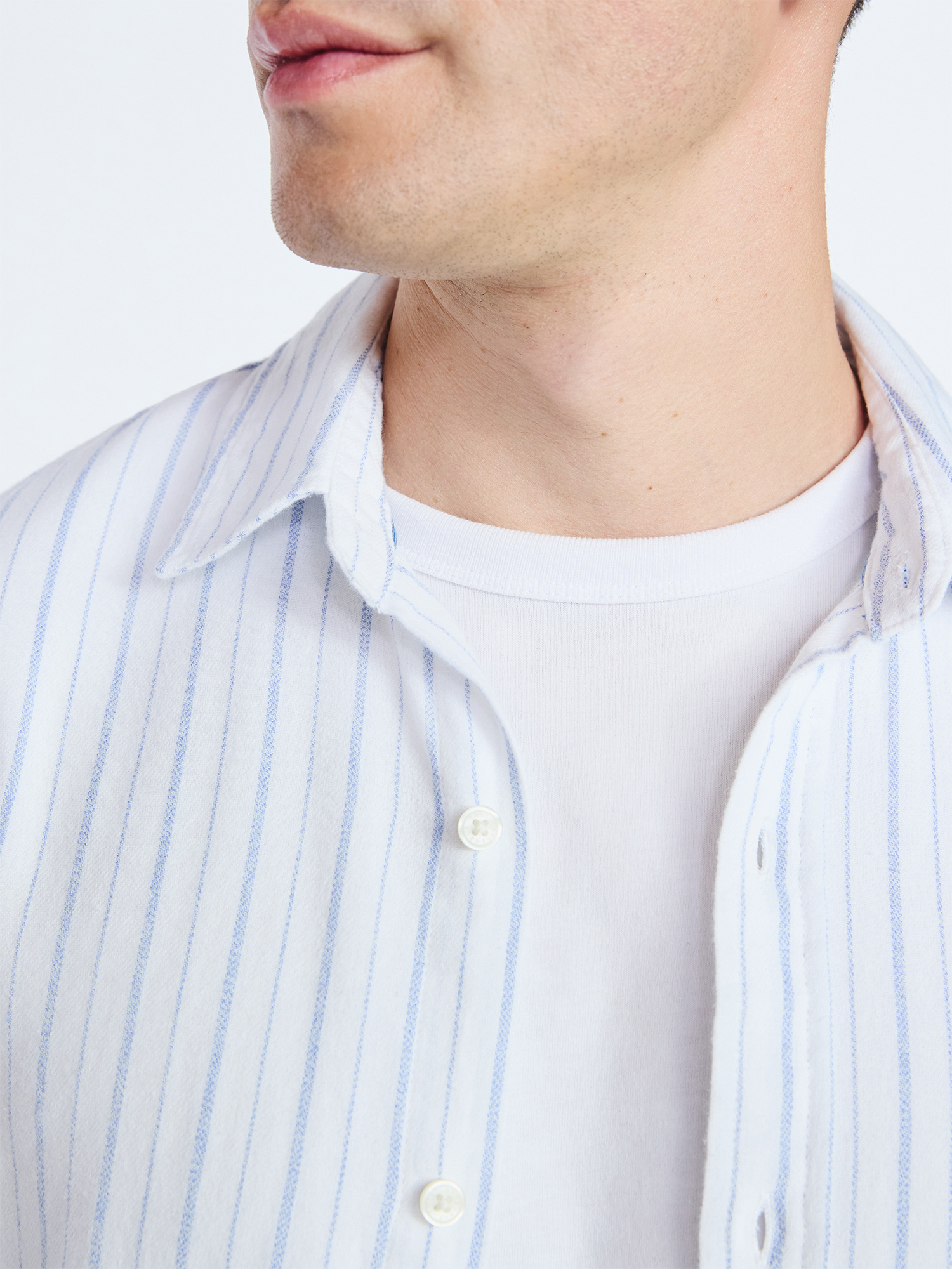 Free Assembly Men's Button Front Flannel Shirt with Long Sleeves, Sizes S-3XL