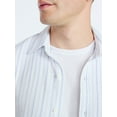 thumbnail image 4 of Free Assembly Men's Button Front Flannel Shirt with Long Sleeves, Sizes S-3XL, 4 of 5