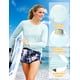 thumbnail image 4 of Camiseta de Protección Solar AURUZA UPF50+ para Mujer, Manga Larga, Azul, Talla M, 4 of 6