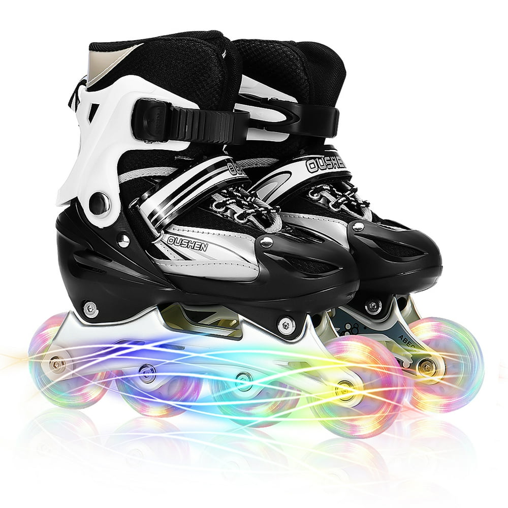 3 Size kids Adjustable Inline Skates with Light up Wheels, Outdoor & Indoor Illuminating Roller 3 Size kids Adjustable Inline Skates with Light up Wheels, Outdoor & Indoor Illuminating Roller