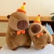 thumbnail image 4 of Arkdorz Lindo Cumpleaños Carpincho Felpa 12 Pulgadas Kawaii Carpincho Peluche Animal Suave Relleno Carpincho Juguete Regalos De Cumpleaños Decoración De Fiesta Para Niños (Cumpleaños Carpincho), 4 of 4