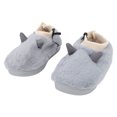 thumbnail image 4 of 1 par de calentadores de pies eléctricos, zapatos con calefacción USB, 3 engranajes, temperatura ajustable, zapatillas con calefacción para caminar, 270mm, gris, azul, tamaño 40-41, 4 of 5