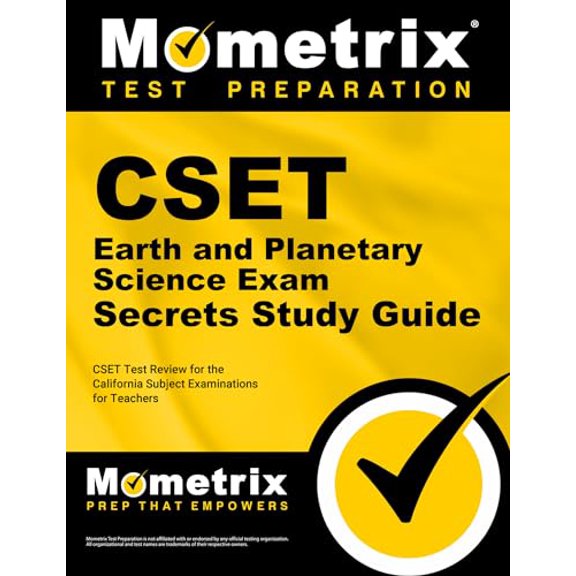 Pre-Owned CSET Earth and Planetary Science Exam Secrets Study Guide: CSET Test Review for the California Subject Examinations for Teachers (Mometrix Secrets Study Guides), 9781609715571, 1609715578,