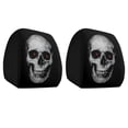 thumbnail image 1 of Funny Cartoon Car Headrest Covers with Eyes for Auto Front Seats Cute Vehicle Interior Accessories for Personalizing Your Driving Space and Protecting Head Rests 2PCS, 1 of 4
