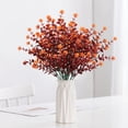 thumbnail image 5 of MMJ Artificial Flower Ornament Silk Plant for Living Room Tabletop Office Decoration 13.8x5.9in, 5 of 6