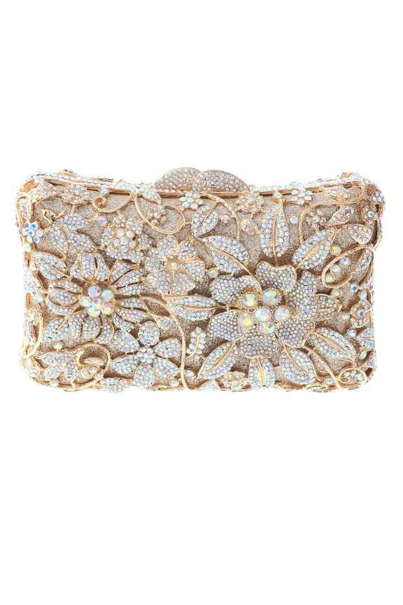 CRYSTAL HANDMADE EVENING BAG