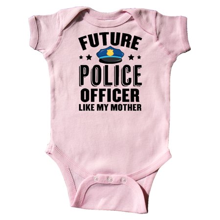 

Inktastic Future Police Officer Like My Mother Gift Baby Boy or Baby Girl Bodysuit