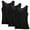 BlackA, variant on Akafmk Women's Sleeveless Tank Pajama Tops,Women's Cotton Sleepwear T-Shirt,Fashion Solid U-neck Tank Pajama Tops 3pc Bottom Tops