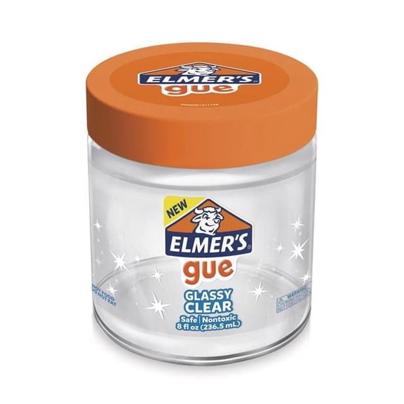 8 oz Gue Glassy Slime, Clear - Pack of 2