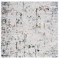 thumbnail image 2 of SAFAVIEH Amelia Jimmy Dot-Print Area Rug, Gray/Light Gray, 6'7" x 6'7" Square, 2 of 11