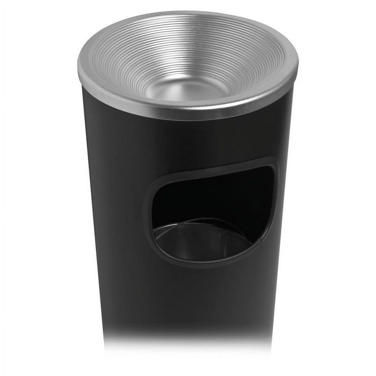 Genuine Joe Fire-safe 3-Gallon Ashtray Receptacle - 3 gal Capacity - Removable Lid, Fire-Safe, Compact - Aluminum, Stainless Steel - Stainless Steel - 1 Each Genuine Joe Fire-safe 3-Gallon Ashtray Receptacle - 3 gal Capacity - Removable Lid, Fire-Safe, Compact - Aluminum, Stainless Steel - Stainless Steel - 1 Each
