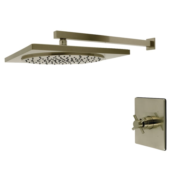Kingston Brass KB8348DXSO Concord Single-Handle Pressure Balanced Shower Faucet in Brushed Nickel