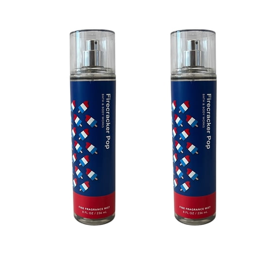 Bath and Body Works Firecracker Pop Fragrance Mist 8 fl oz 2 Pack