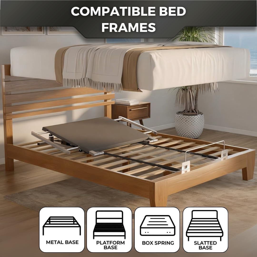 Boyd Sleep Split King Adjustable Base Kit - Head Incline, Easy Assembly, Zero Clearance Design