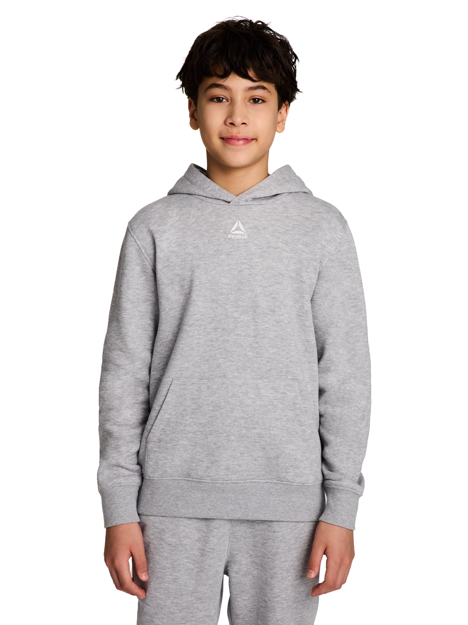 Reebok Kid's Unisex Athletic Game Day Sport Core Hoodie & Jogger, 2-Piece Set, Sizes 4-18