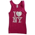 thumbnail image 3 of I Love NY Tank Top Ladies Heart Logo Womens New York City Summer Hot Pink, Medium, 3 of 4