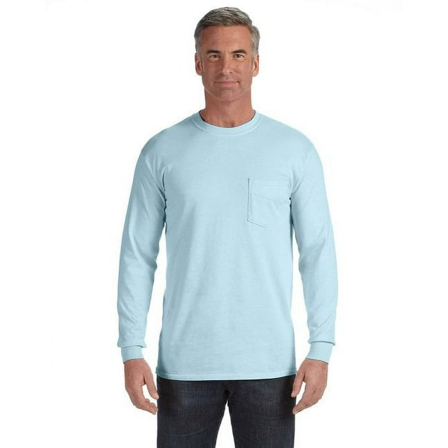 Comfort Colors T-Shirt à Manches Longues pour Adulte avec Poche
