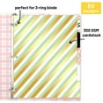 thumbnail image 2 of 3 Ring Binder Dividers with Tabs 20 Pcs Gold Foil Design Insertable Dividers Classroom Office Supplies, 2 of 6