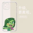 thumbnail image 3 of Funda de teléfono de dibujos animados de Disney para niñas, carcasa protectora transparente con dibujos animados de Inside Out 2, iPhone 15, ansiedad, Envy, 14, 13 Plus, Pro Max, 3 of 5