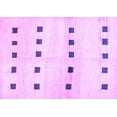 thumbnail image 1 of Ahgly Company Indoor Rectangle Solid Purple Modern Area Rugs, 2' x 4', 1 of 4