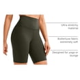 thumbnail image 4 of Shorts CRZ YOGA Butterluxe Cintura Alta 20 cm Verde Oliva Talle L, 4 of 5