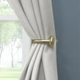 thumbnail image 5 of Lumi 3/4 in. Dia. Curtain Holdback (2-Pack / 4-Pack) 2 PACK - Matte Black, 5 of 5