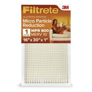 Filtrete 16x30x1 HVAC Furnace Air Filter, MPR 800 MERV 10, Micro Particle Reduction, 1 Filter
