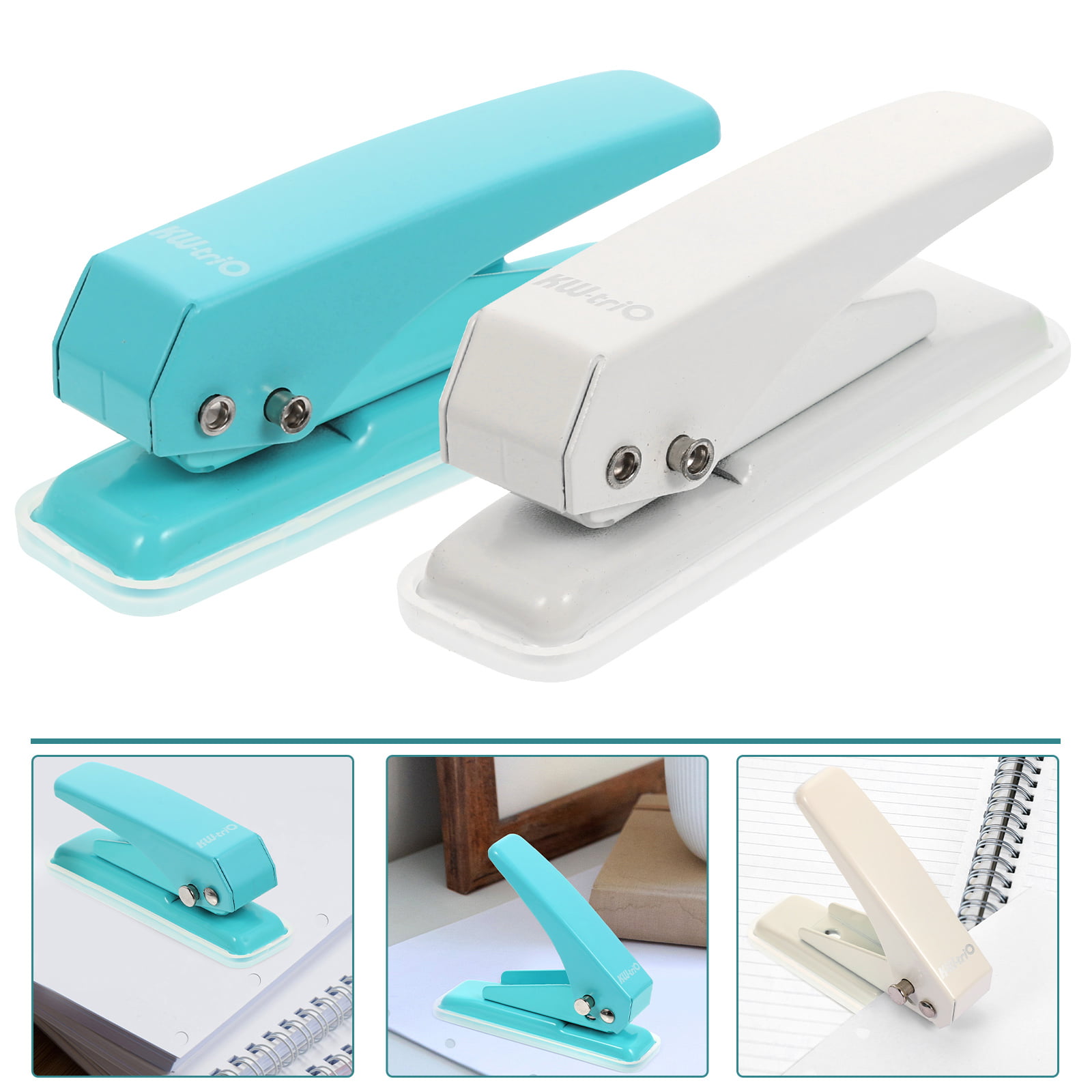  TEHAUX Manual Punch Space Saving Puncher for Home Hole Puncher  Single Hole Punch Earring Hole Punch 3 Hole Punch Heavy Duty Hole Punch  Shapes Paper Punch Small Plastic Punched Card 