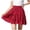 Red, variant on ZToonmas Girls Tiered Ruffle Mini Skirt Elastic Waist Drawstring A-Line Skirt Casual Summer Skirt for Kids and Teens 4-15 Years
