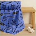 thumbnail image 4 of Soimoi Blue Cotton Voile Fabric Text & Knife Kitchen Print Sewing Fabric Yard 42 Inch Wide, 4 of 7