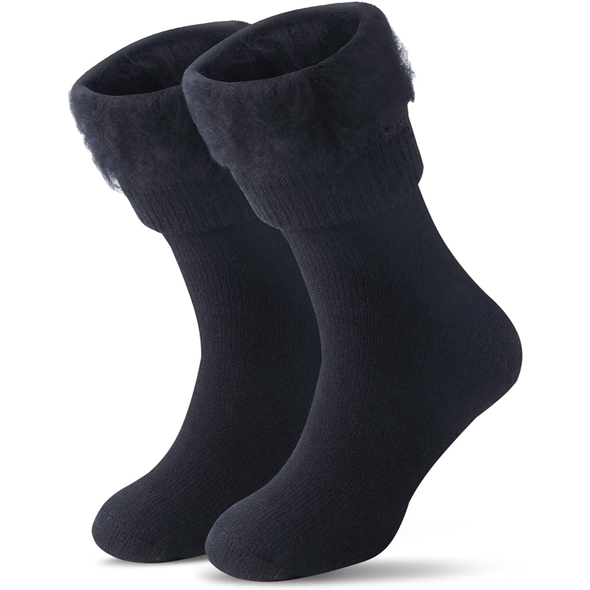Women Menwinterwarmwool Pile Lined Insulated Thermals Socks Thick