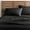 Black, variant on BENJM Lightweight Super Soft, Wrinkle-Free Luxury Microfiber 4 Piece Bed Sheet Set with 14-Inch Deep Pockets, King