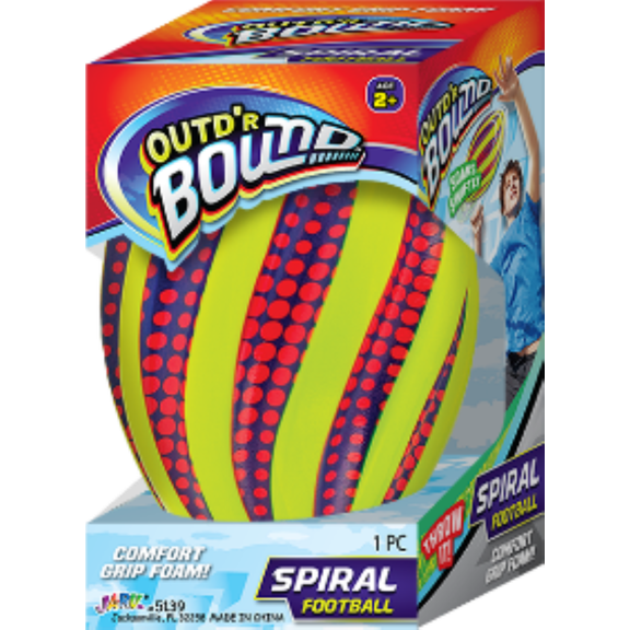 Outdoor Bound Spiral Football