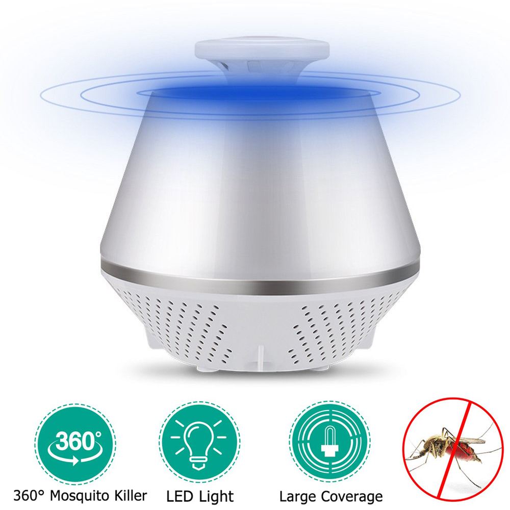 Bug Zappers, Electronic Indoor Mosquito Killer LED Lamp, Safe USB with