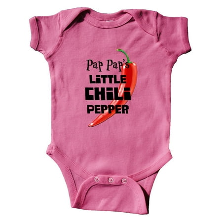

Inktastic Pap Pap s Little Chili Pepper Gift Baby Boy or Baby Girl Bodysuit