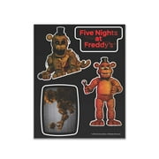 FIVE NIGHTS AT FREDDYS - Freddy Fazbear Animatronic Bundle (11 Items, Blinking Eyes w/ Lights & Sounds)