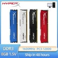 thumbnail image 2 of HyperX Fury Memoria Ram DDR3 8GB 1600MHz Desktop RAM 240Pin 1.5V PC3-12800 DIMM Non-ECC, 2 of 4