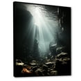 thumbnail image 2 of Designart "Submerged Coastal Fish Reverie" Coastal Coral Under Water Floater Framed Canvas Prints, 2 of 5