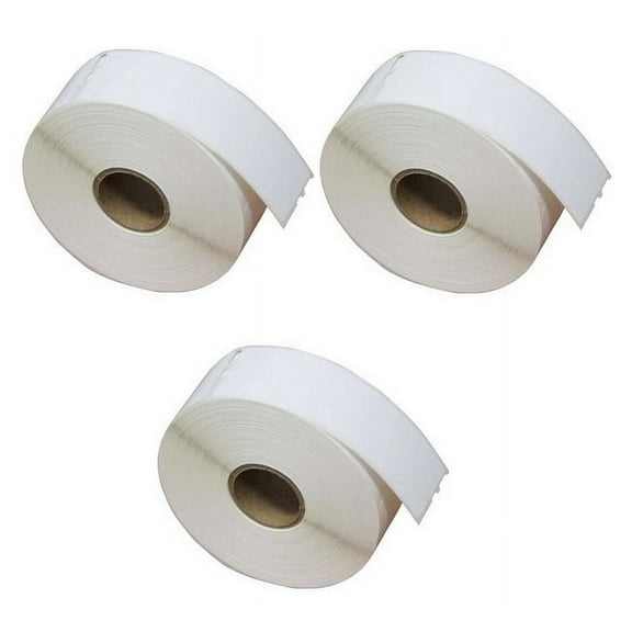 PrinterDash Compatible Replacement for Dymo White Address Labels (1.1in x 3.5in) (3/PK-350 Labels) (30252_3PK)