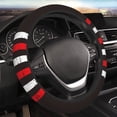 thumbnail image 6 of Bingfone USA Flag Cross Steering Wheel Cover - Universal 15 Inches Car Steering Wheel Covers Grip Auto Internal Accessories, 6 of 6