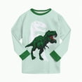 thumbnail image 6 of UAYOTSE Toddler Outfits for Boys Summer Dinosaur Clothes 2 Piece Pants Set Long Sleeve Tops Trousers Casual Comfy Clothes,Sizes 7-8 Years, 6 of 6