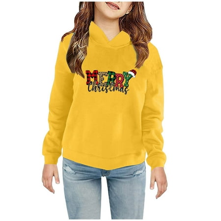 

Nmnitkp Kid Hoodie Soft and Comfortable Fleeced Fabric Toddler Boys Christmas Sweatshirts Hoodies Santa Claus Pullover Tops Kid Sweatshirt Sweaters Xmas Outerwear